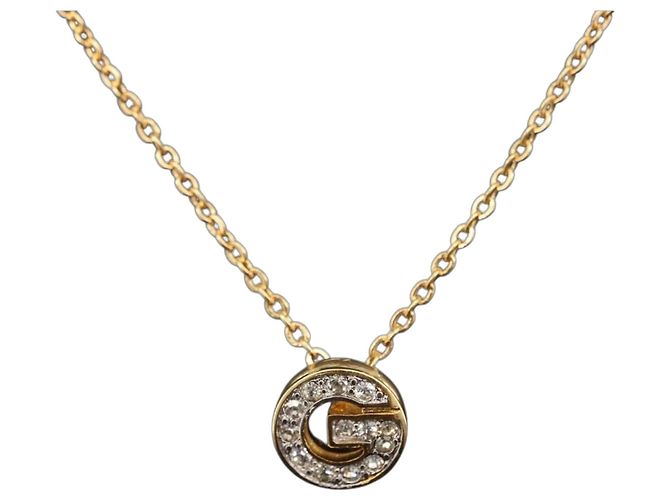 Colar GIVENCHY Metal Tom Dourado Auth SW2848