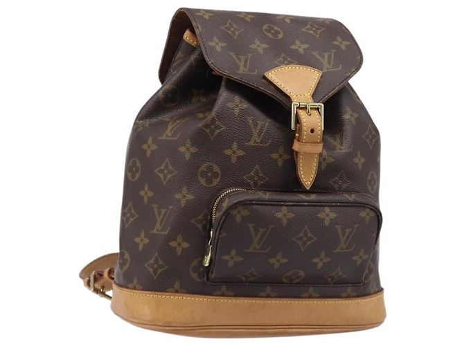 LOUIS VUITTON Monogram Montsouris MM Backpack M51136 LV Auth 202189V