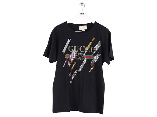 T-shirt Gucci in cotone nera M Nero