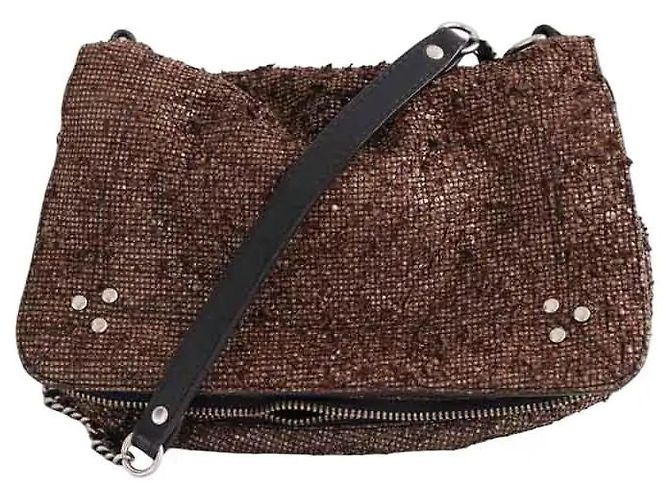 Borsa a tracolla Jerome Dreyfuss in pelle marrone