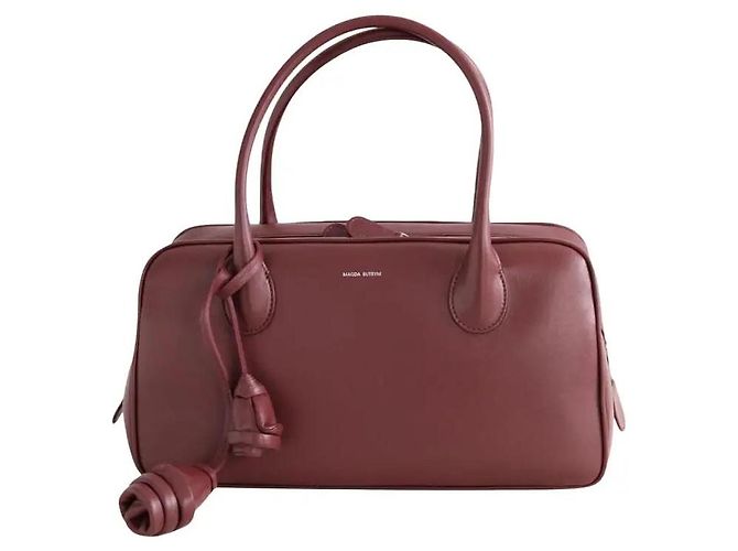 Magda Butrym Borsa a tracolla bordeaux Bordò