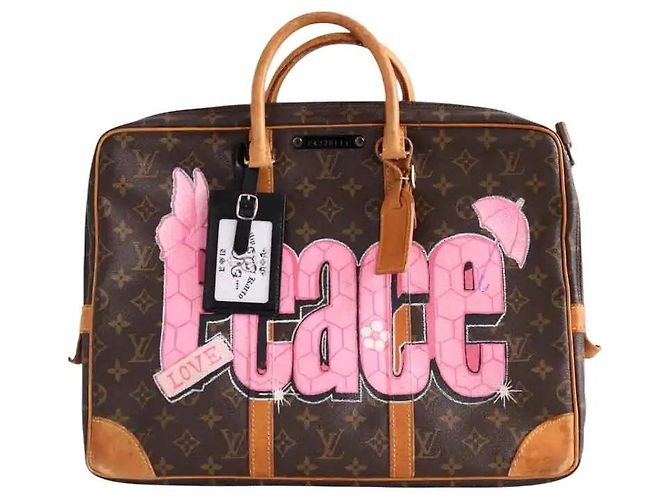 Louis Vuitton Porte-Documents Voyage PM marron
