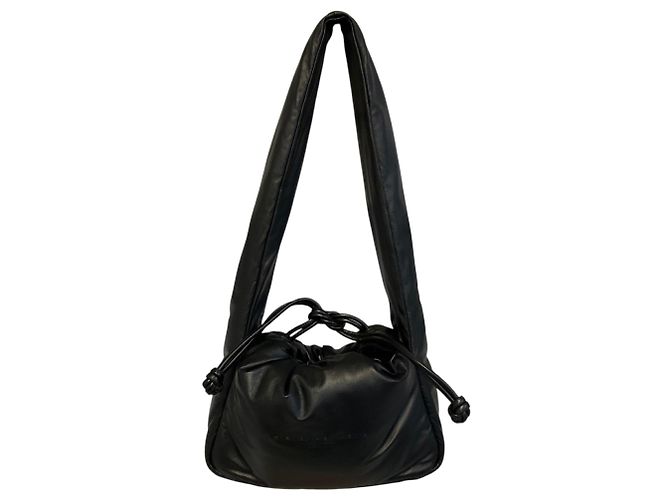 Borsa Small Ryan Puff in pelle morbida nera Alexander Wang Nero