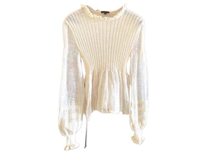 Chanel Prendas de Punto de Lana Mujer Talla 36 Multicolor