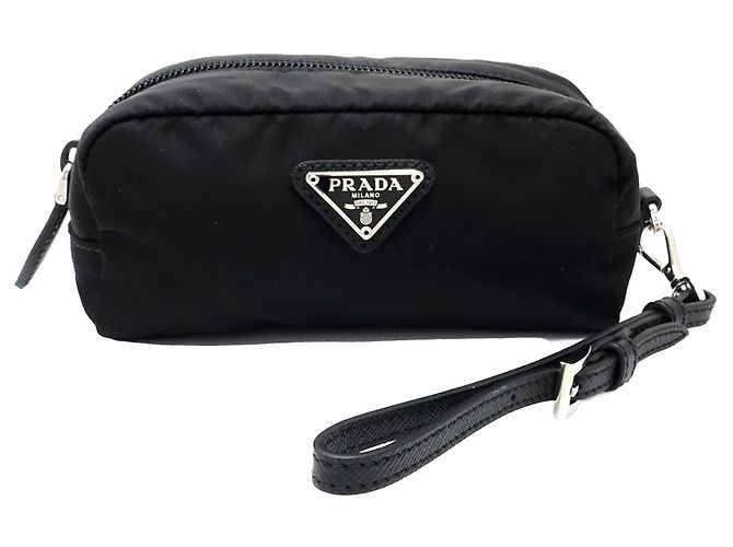 Prada Tessuto Kosmetiktasche Schwarz