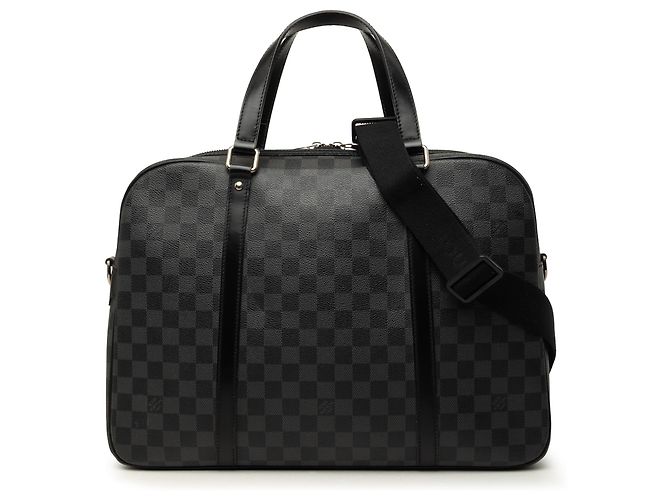Borsa da viaggio Louis Vuitton Damier Graphite Jorn Nera Nero