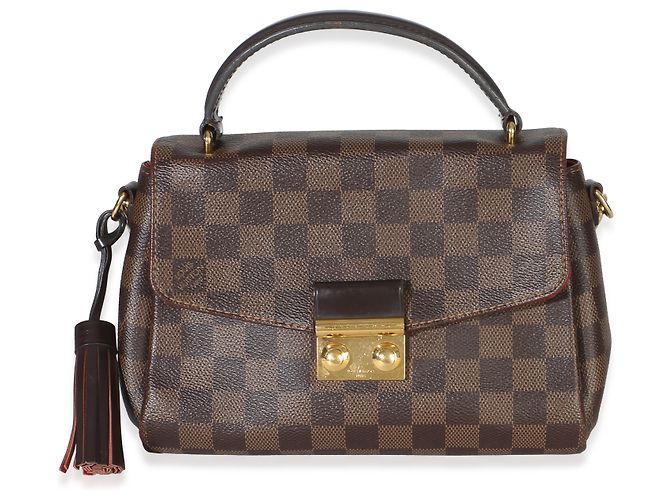 Louis Vuitton Damier Ebene Canvas Croisette Marrone