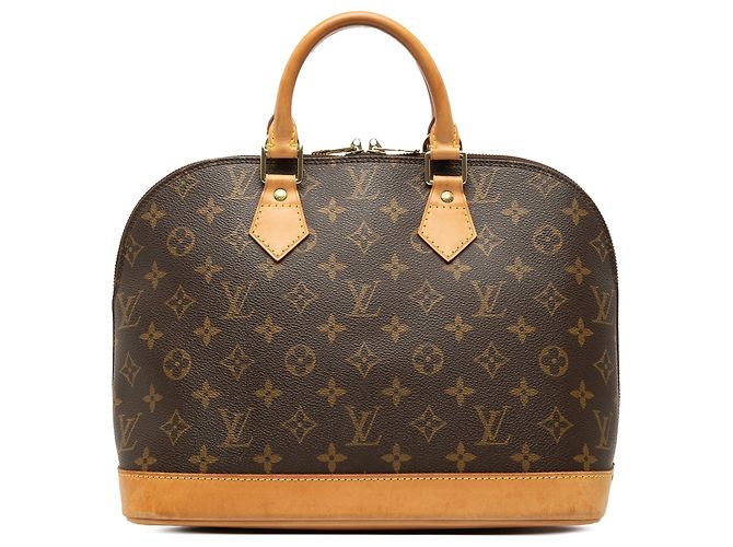 Sac à main Louis Vuitton Monogram Alma PM Marron