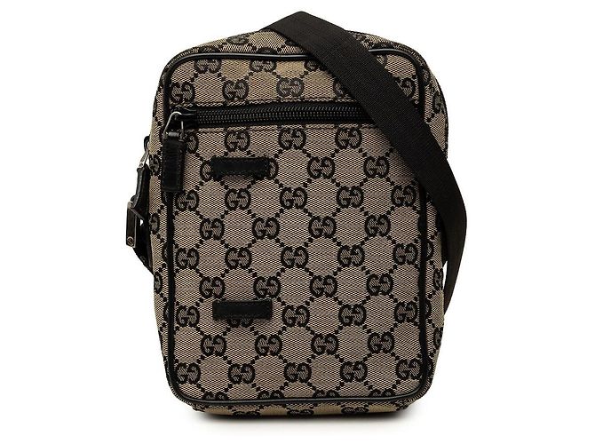 Borsa a tracolla Gucci GG Canvas beige