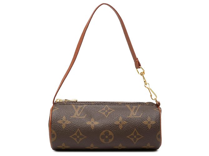 Sac à main Louis Vuitton Monogram Papillon Pochette Marron