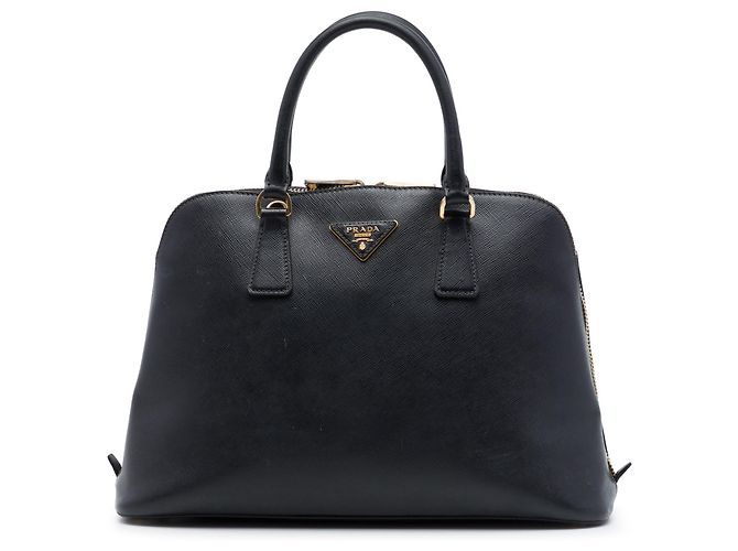 Borsa Prada Medium Saffiano Lux Promenade Nera Nero