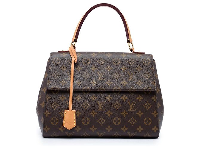 Bolsa Louis Vuitton Monogram Cluny MM Castanha Marrom