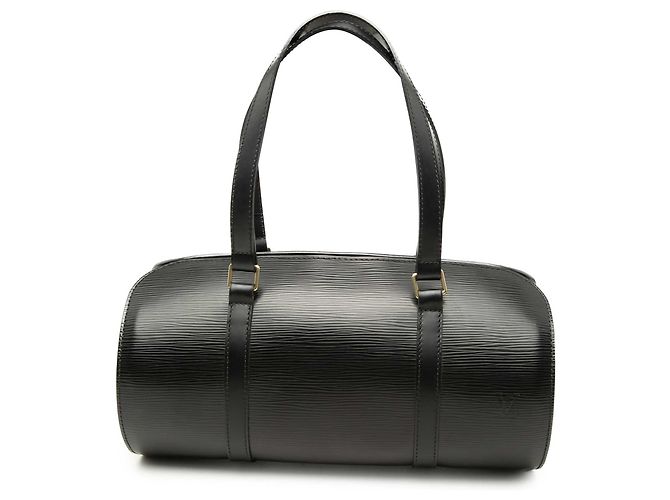 Borsa Louis Vuitton Epi Soufflot Nera Nero