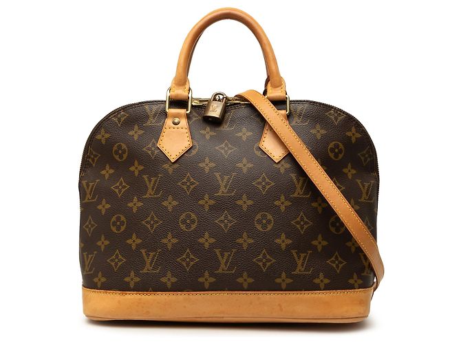 Sac à main Louis Vuitton Monogram Alma PM Marron