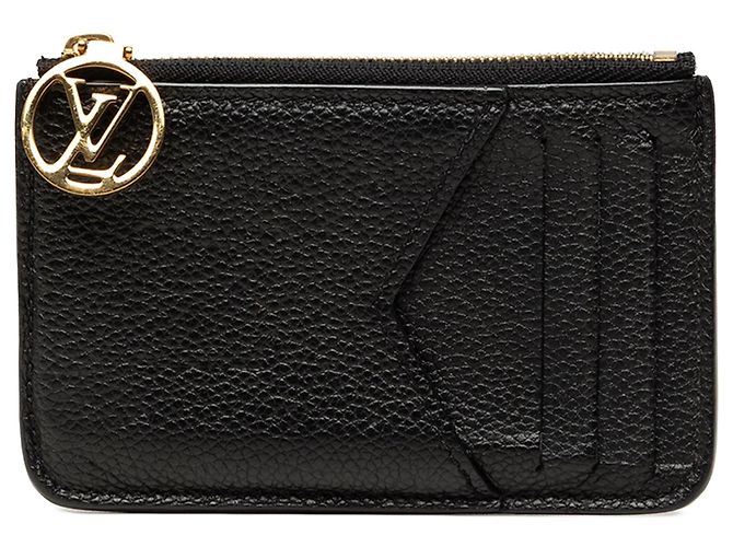 Black Louis Vuitton Monogram Empreinte Romy Card Holder