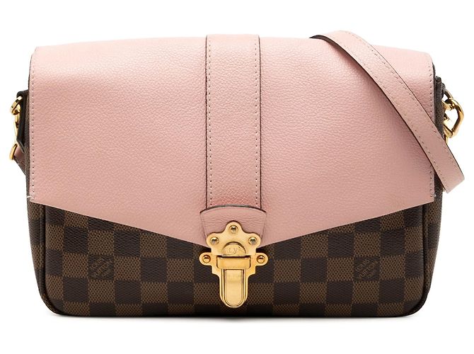 Borsa a tracolla Louis Vuitton Damier Ebene Clapton PM Marrone Brown
