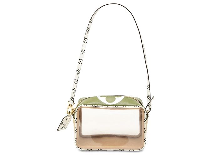 Borsa a tracolla Louis Vuitton Monogram Giant Jungle Beach Pouch Verde