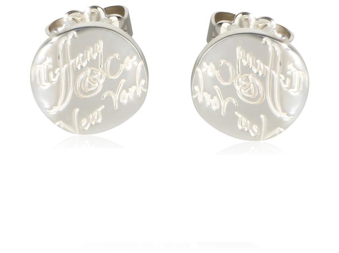 Orecchini a lobo Tiffany & Co. Sterling Silver Notes