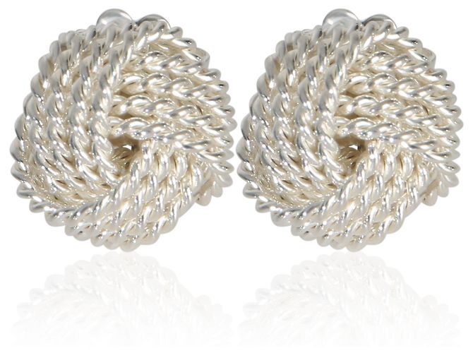 Orecchini Knot in argento sterling Tiffany & Co.