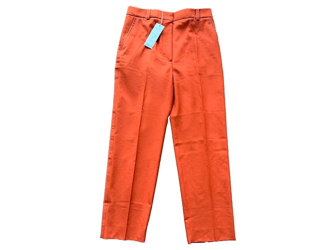 Pantalones Marni Naranja, Talla 46 IT