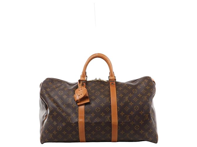 Borsa da viaggio Louis Vuitton Keepall 50 Monogram Canvas Marrone M41426