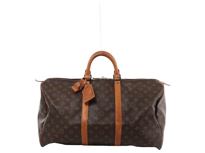 Borsa da viaggio Louis Vuitton Keepall 50 Monogram Canvas Marrone M41426