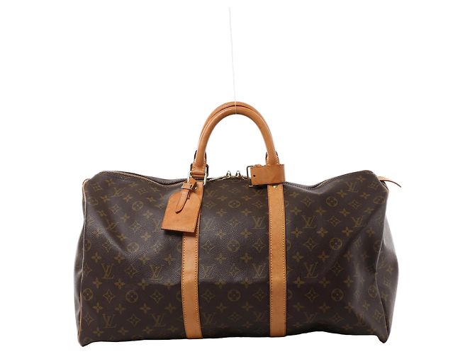 Sac de voyage Louis Vuitton Keepall 50 Monogram Canvas en marron M41426