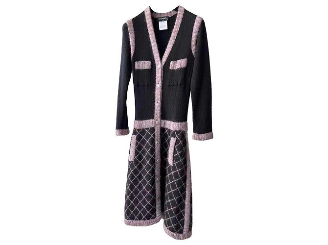 Vestido Chanel de cachemira Multicolor
