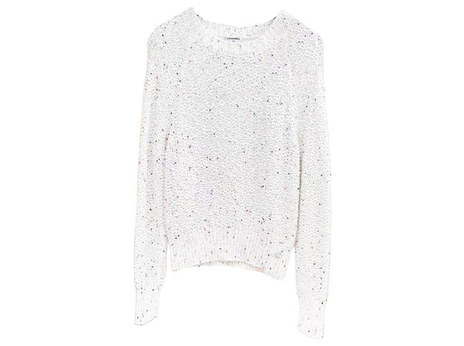 Chanel Strickware Baumwolle Mehrfarbig Größe 38 Mehrfarben