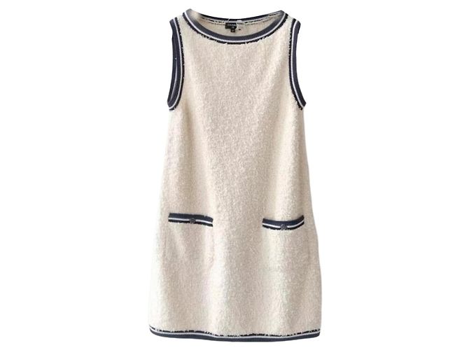 Chanel Baumwollkleid Mehrfarbig Größe 34 Mehrfarben