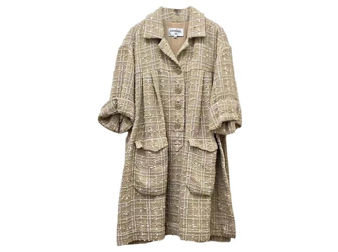 Vestido Chanel de tweed Multicor