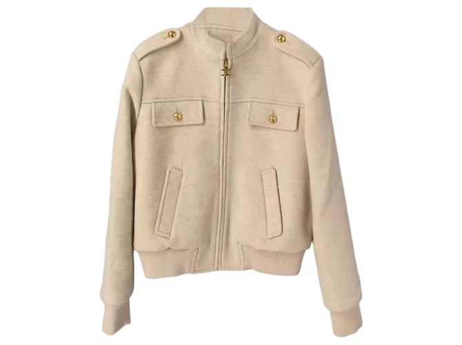 Céline Cashmere Jacket Women's 36 Multiple colors