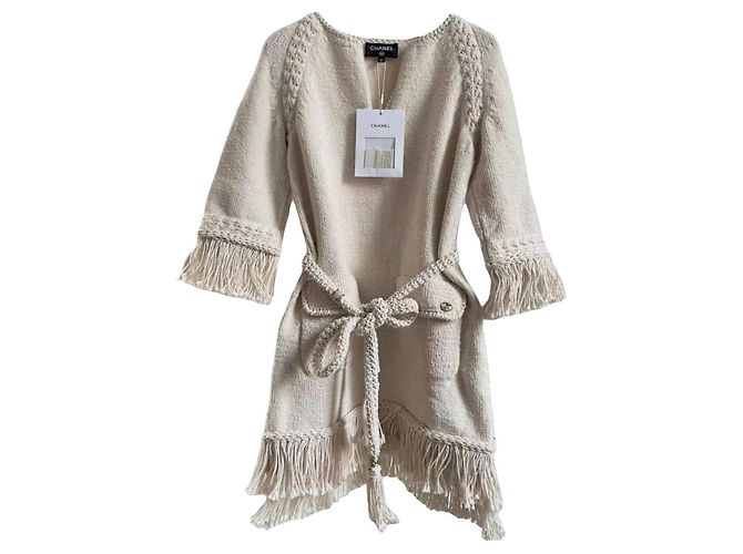Chanel Kleid aus Baumwolle Mehrfarbig Größe 36 Mehrfarben