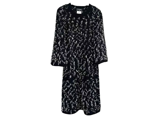 Chanel Wool Dress Multi Color Size 34