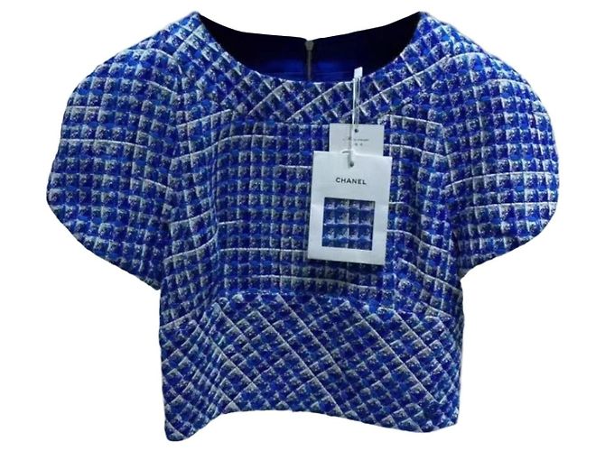 Chanel Tweed Kleid Mehrfarbig Größe 38 Mehrfarben