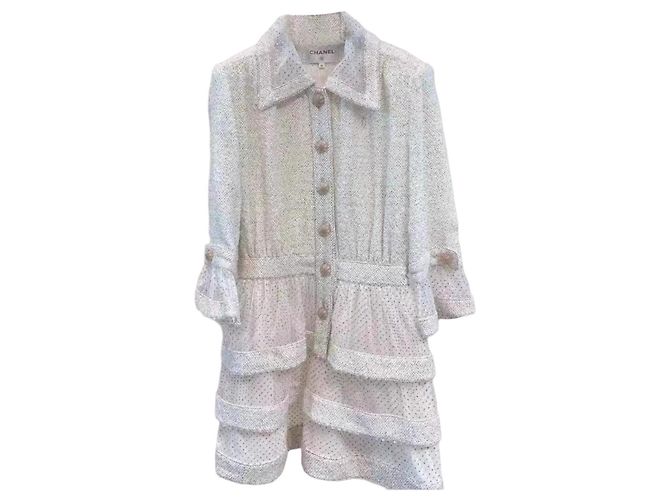 Chanel Kleid aus Polyester Größe 38 Mehrfarben
