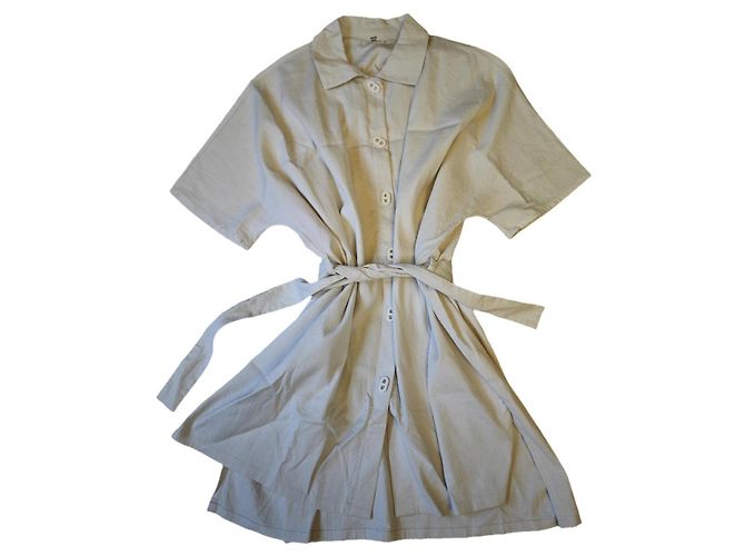 Hermès Kleid aus Baumwolle Mehrfarbig Größe 38 Mehrfarben