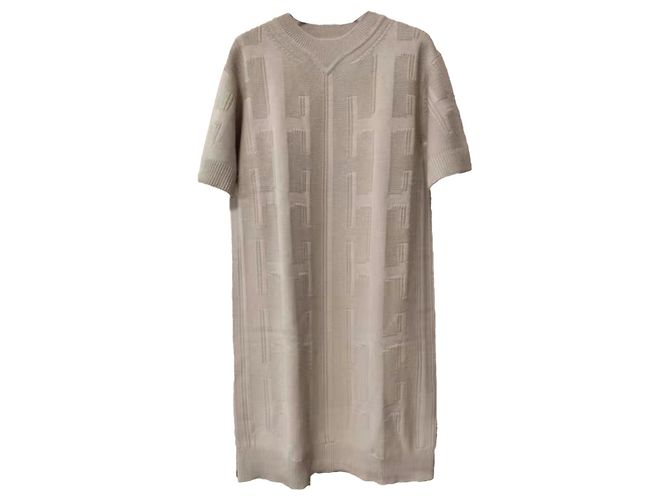 Vestido Hermès de lana mujer talla 36 Multicolor
