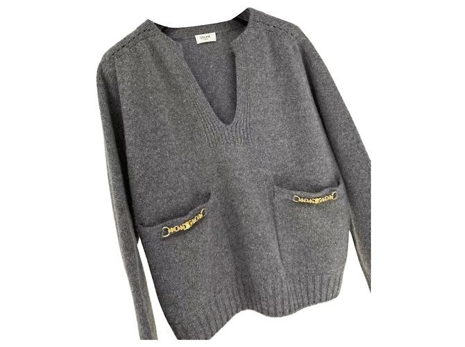 Céline Strickware aus Kaschmir Damen S Mehrfarben