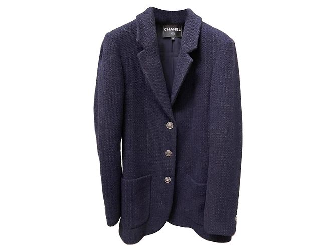 Giacche Chanel La Petite Veste Noire Blu navy