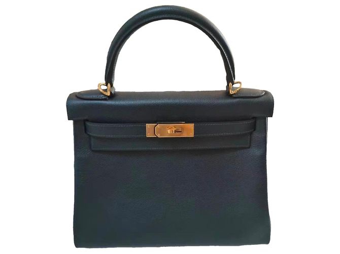 Sacs à main Hermès Kelly 28 Vert