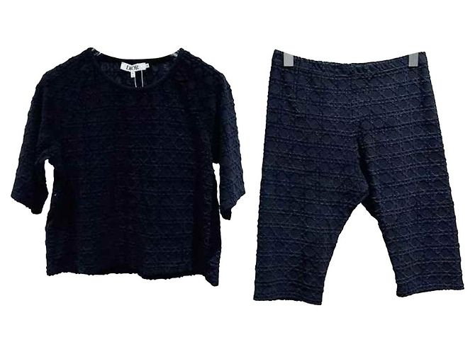Autre Marque Ensemble Dior Enfant Noir Coton