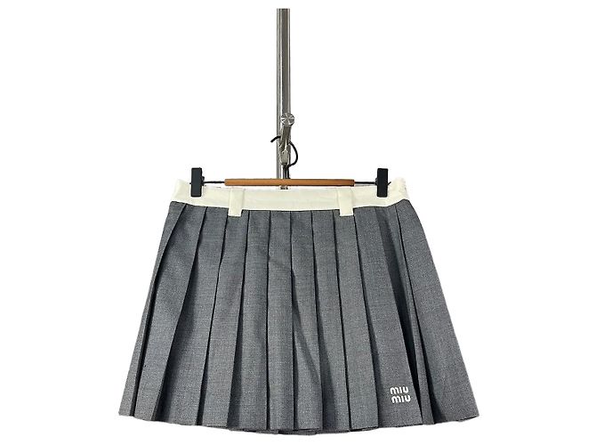 Minifalda plisada Miu Miu Multicolor