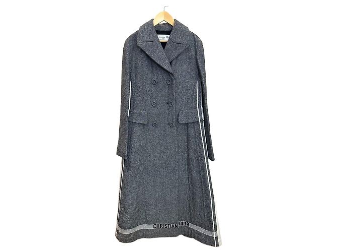 Abrigo Dior Mujer Talla 38 Multicolor