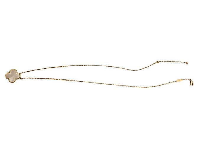 Collane Van Cleef & Arpels Vintage Alhambra Bianco