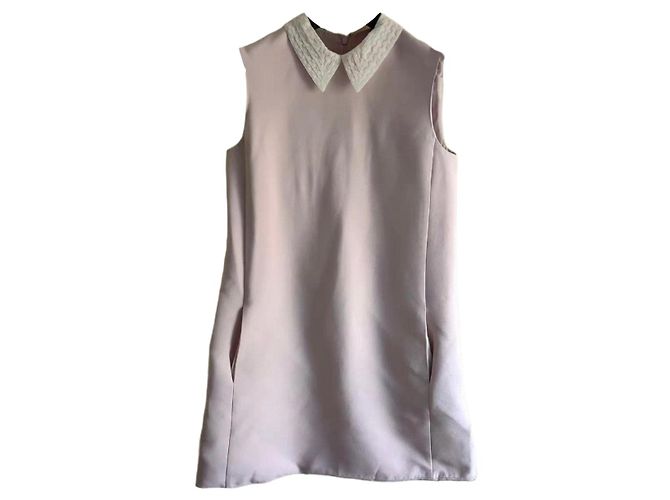 Autre Marque Vestido Dior de lã rosa