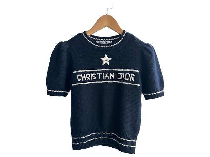 Autre Marque Dior Pullover mit kurzen Ärmeln Mehrfarben