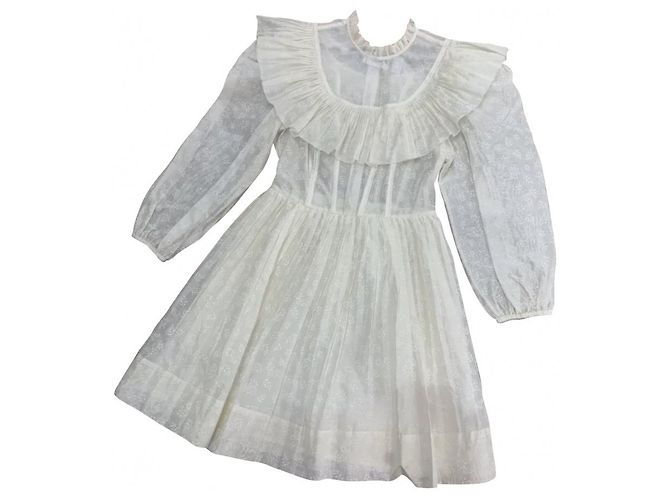 Ulla Johnson White Silk Dress