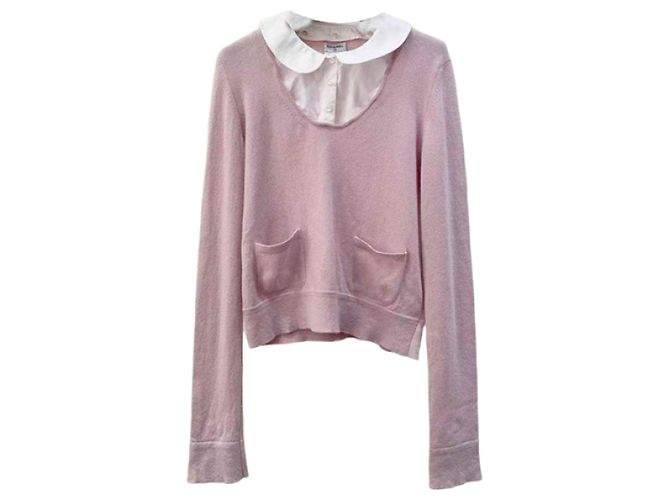 Chanel Strickware aus rosa Kaschmir Pink