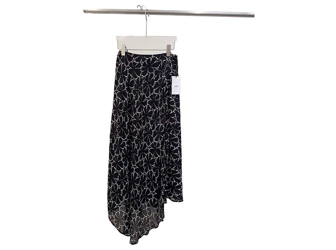 Céline Viscose Skirt Multi Color Size 36 Multiple colors